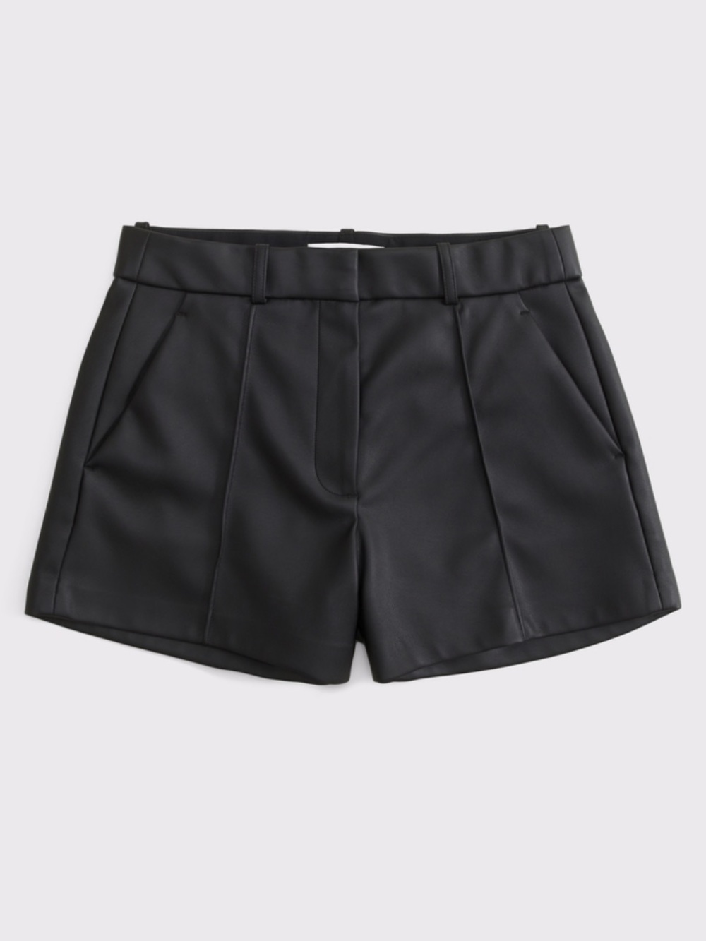 A&F Vegan Leather High Rise Tailored Short 24